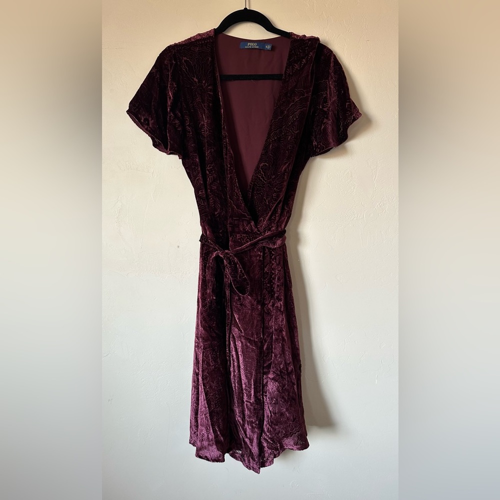 Polo Ralph Lauren velvet dress. Size 12